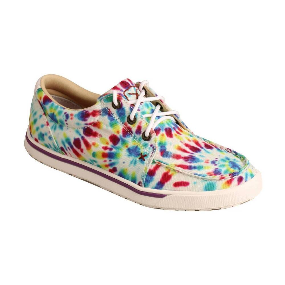 NEW TWISTED X women's kicks shoes in multi-tie dye
